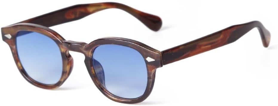 

Женские солнцезащитные очки с синими линзами, круглым оправой, защитой от УФ-излучения UV400, для занятий спортом на открытом воздухе, бега и езды на велосипеде Generic, C19