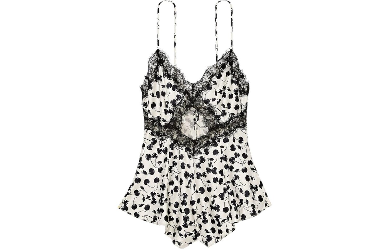 

Аксессуары для женского нижнего белья Victoria's Secret, цвет Black white cherry print