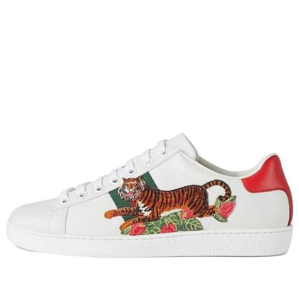 Кроссовки ace 'tiger patch' Gucci, белый
