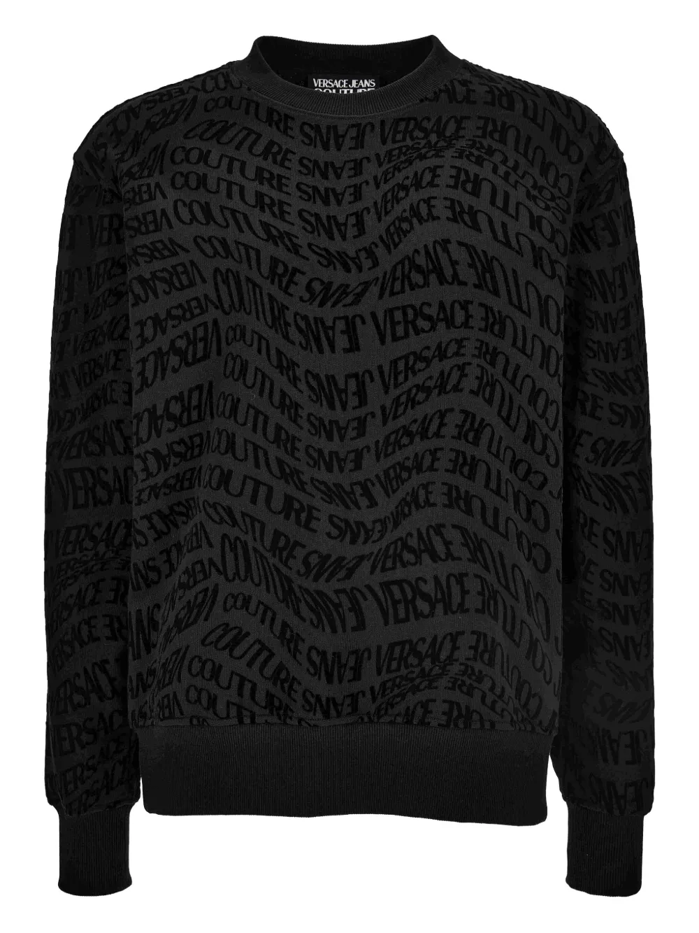 

Толстовка с логотипом Versace Jeans Couture, черный