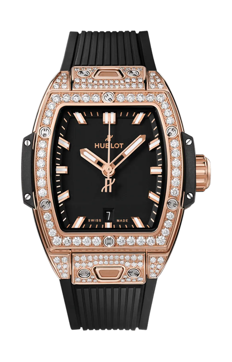 

Часы Hublot Spirit of big bang king gold pavé 32 мм