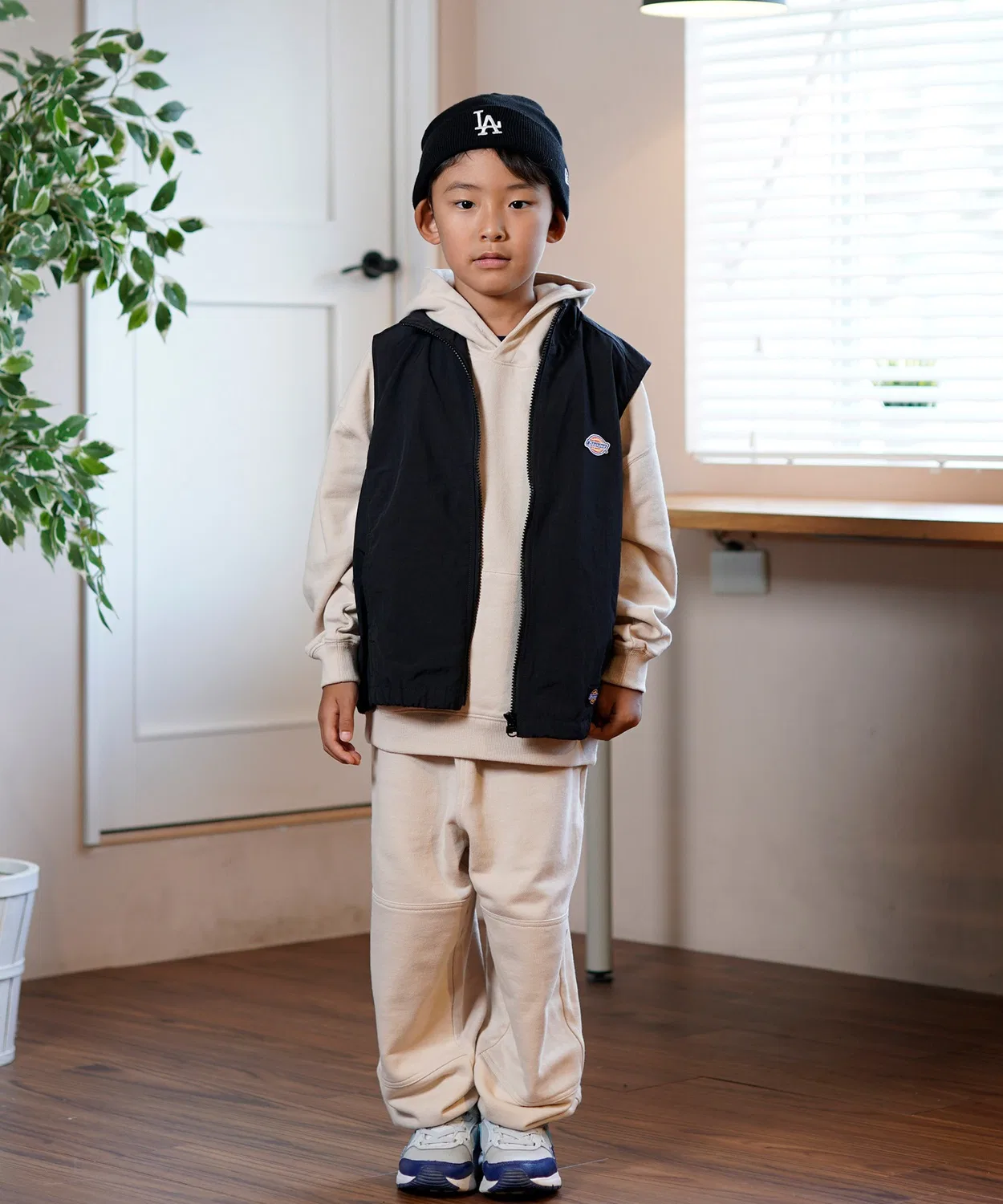 Спортивные штаны Dickies двойные колени широкие белые — фото 4