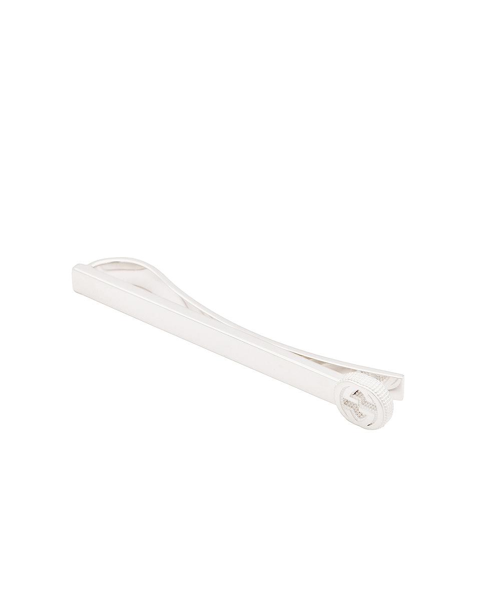 

Галстук Interlocking G Tie Bar Gucci, Silver