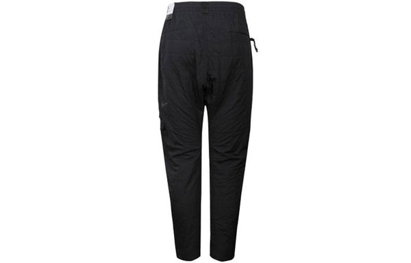 Брюки men's nsw tech pack loose casual solid color sports woven long pants/trousers black Nike, черный — фото 2