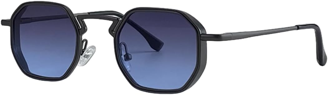 

Мужские солнцезащитные очки в стиле панк с металлической оправой, роскошные винтажные солнцезащитные очки для мужчин, модные очки для активного отдыха, защита от УФ-излучения UV400 SZVVBKK, C3gungrayblue