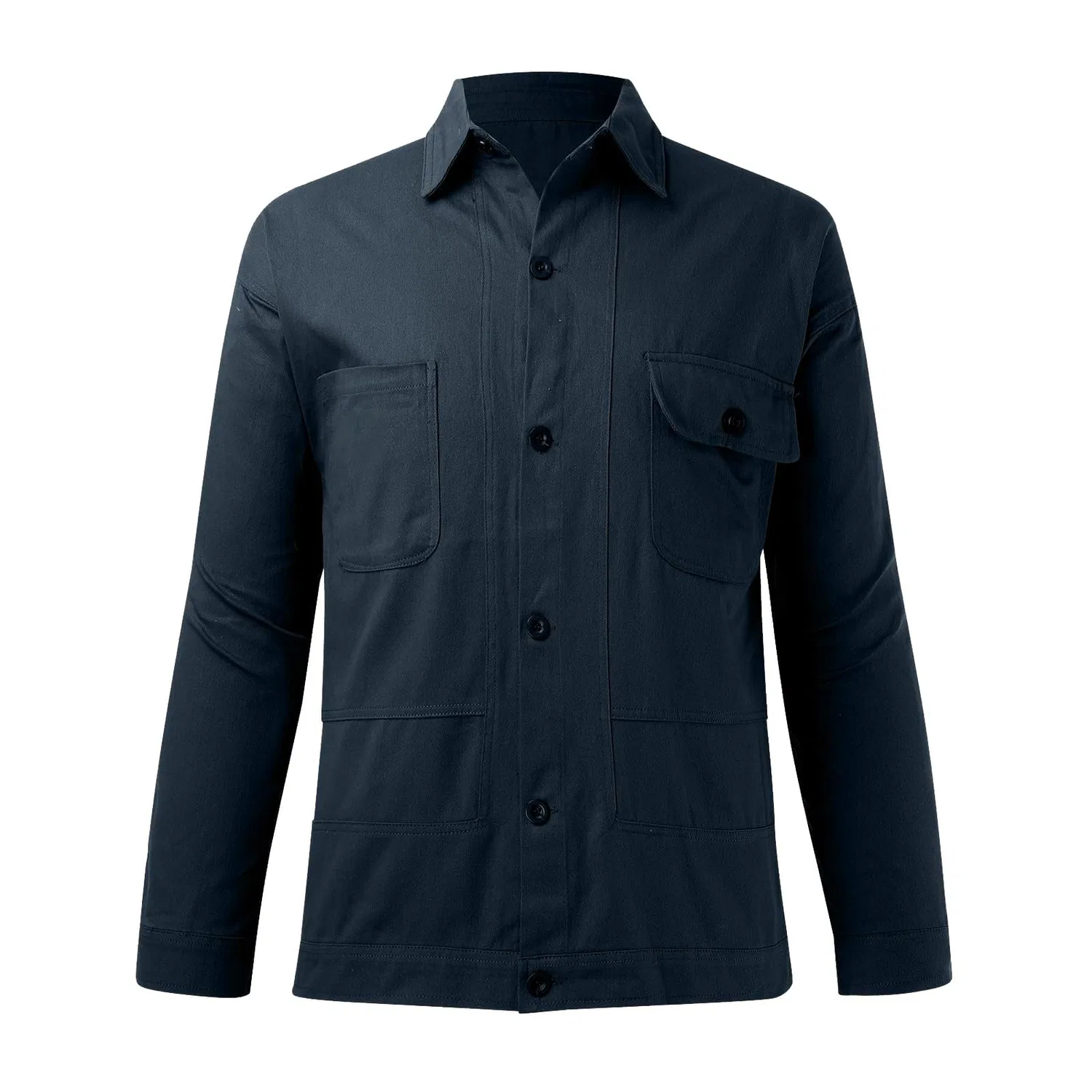 Мужская джинсовая куртка с потертостями и длинным рукавом, Z01-black Denim Jacket for Men — фото 3