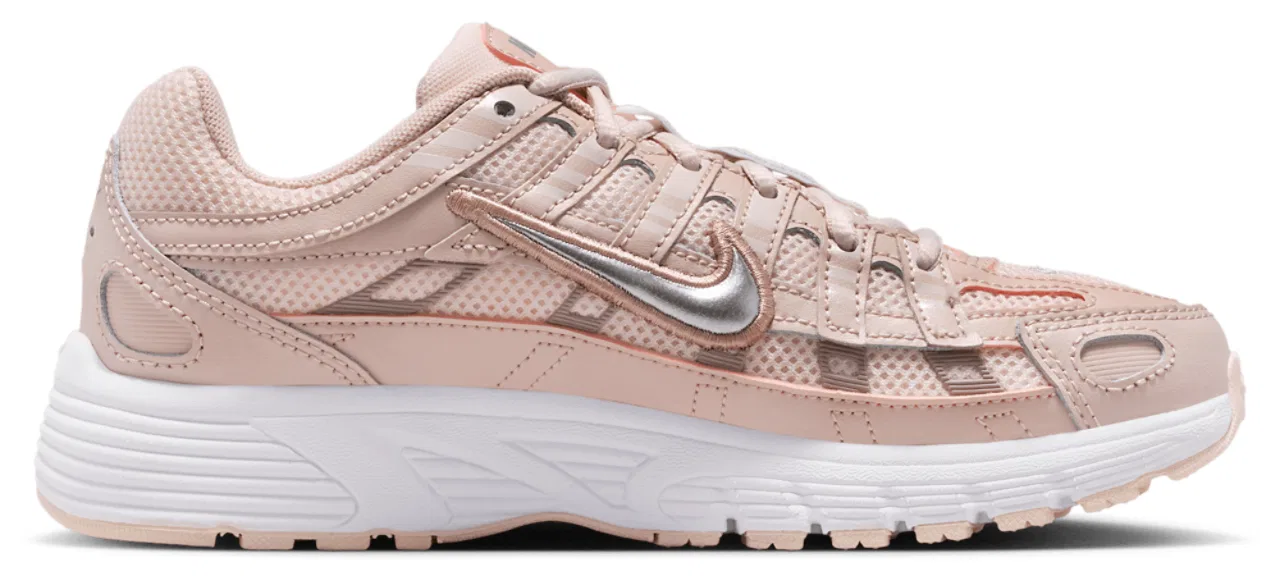 Кроссовки для мальчиков P-6000 Nike, цвет Silt Red/Metallic Silver/Light Soft Pink