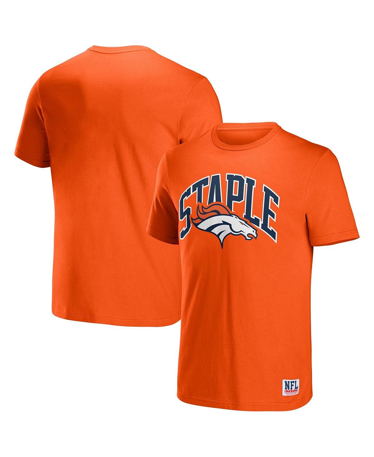 

Мужская футболка с коротким рукавом nfl x staple orange denver broncos lockup logo NFL Properties