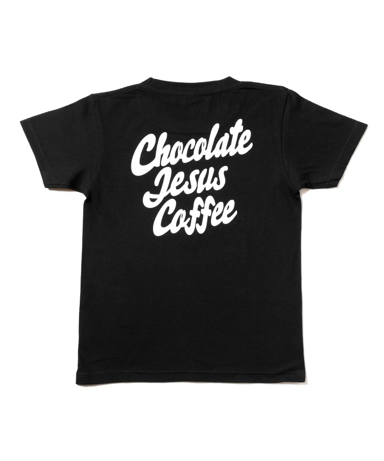 Детская футболка с принтом Coffee Logo Kids Chocolate Jesus Coffee, Black