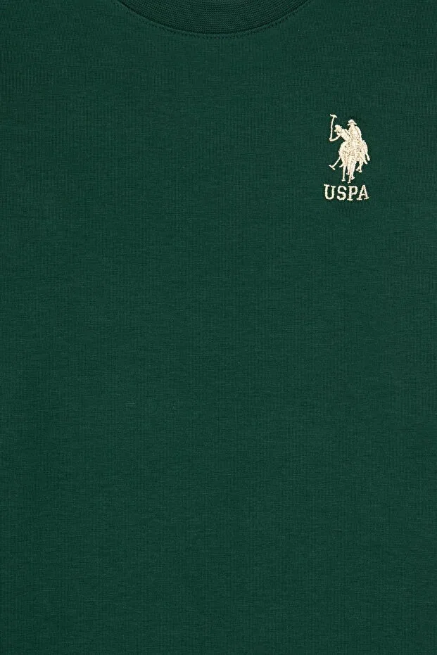Детская толстовка с длинным рукавом U.S. Polo Assn., Dark Green — фото 3