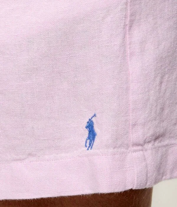 Женские шорты из льна Polo Ralph Lauren, Rosa Cipria — фото 4