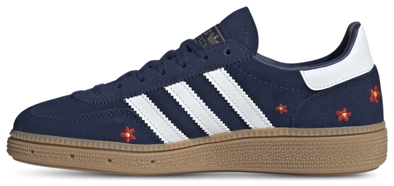 Кроссовки для девочек Handball Spezial Adidas, цвет Dark Blue/Footwear White/Gum — фото 2