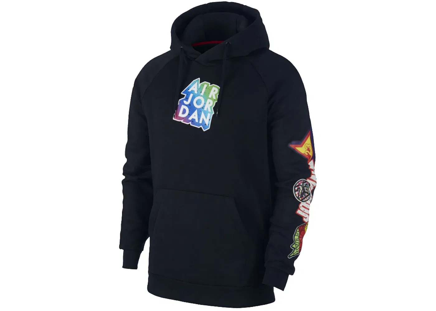 Мужской худи с принтом Jordan Hoodie, Черный