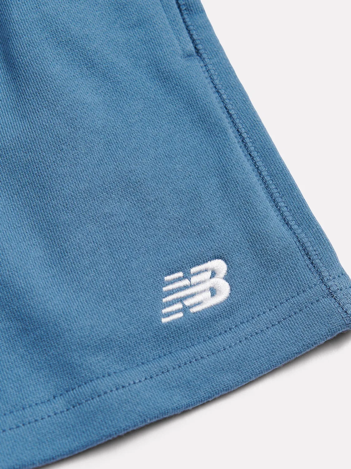 Шорты из французского трикотажа New Balance, синие — фото 3