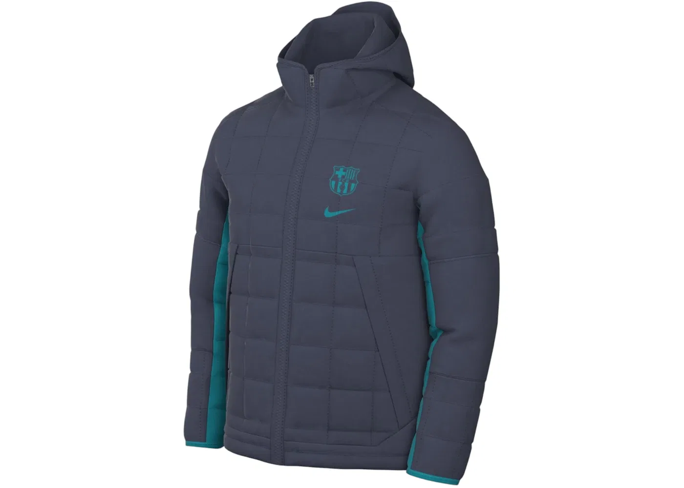 Мужская куртка Nike Barcelona FC Synthetic Filled Jacket, Navy
