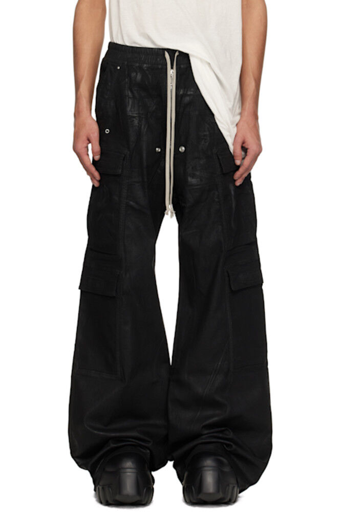 

Черные брюки Hollywood Double Cargo Jumbo Belas Denim Rick Owens DRKSHDW