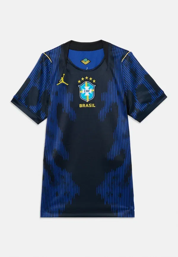 Футбольная джерси с принтом Brasil CBF Away Stadium Jersey, Nike Performance, Old Royal/Black, черный — фото 3
