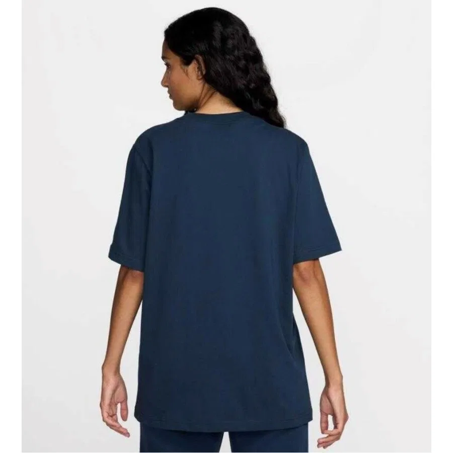 Футболка с коротким рукавом Nike Phoenix Ss Tee, Темно-синий — фото 2