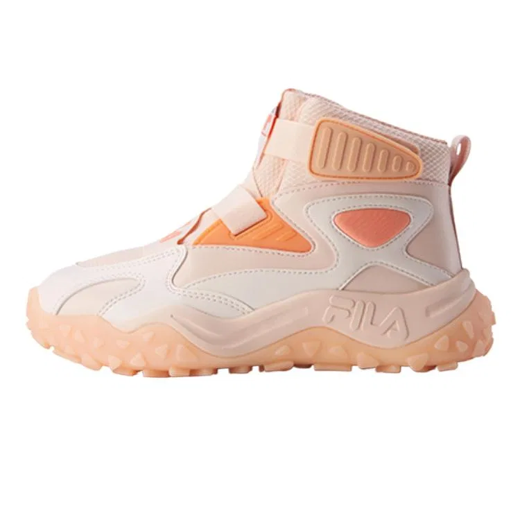 Кроссовки высокие FILA KIDS, Silver Peony/Angel Wings