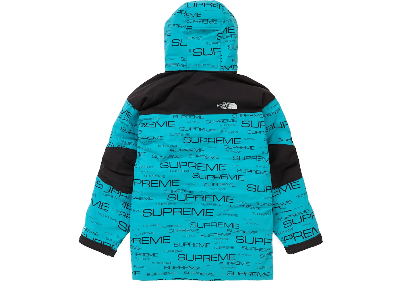 Мужская куртка-парка с принтом Coldworks 700-Fill Down Parka Supreme, Teal — фото 3