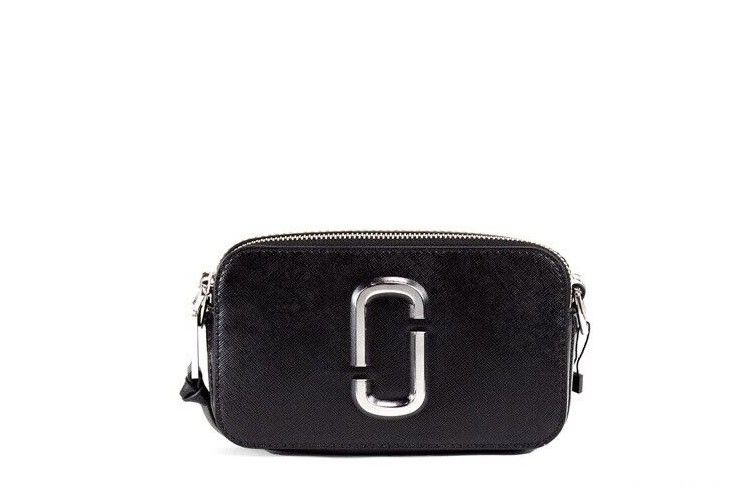 

Сумка-мешок через плечо из черной сафьяновой кожи со стразами The Marc Jacobs