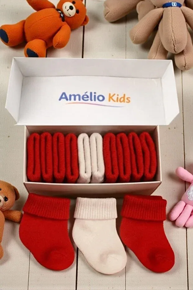 Детские носки для новорожденных с принтом Amélio Kids, Multicolor