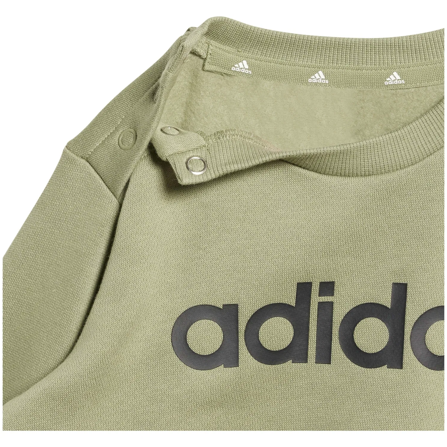 Детский спортивный костюм из хлопка Essential Lineage adidas, Grun — фото 3