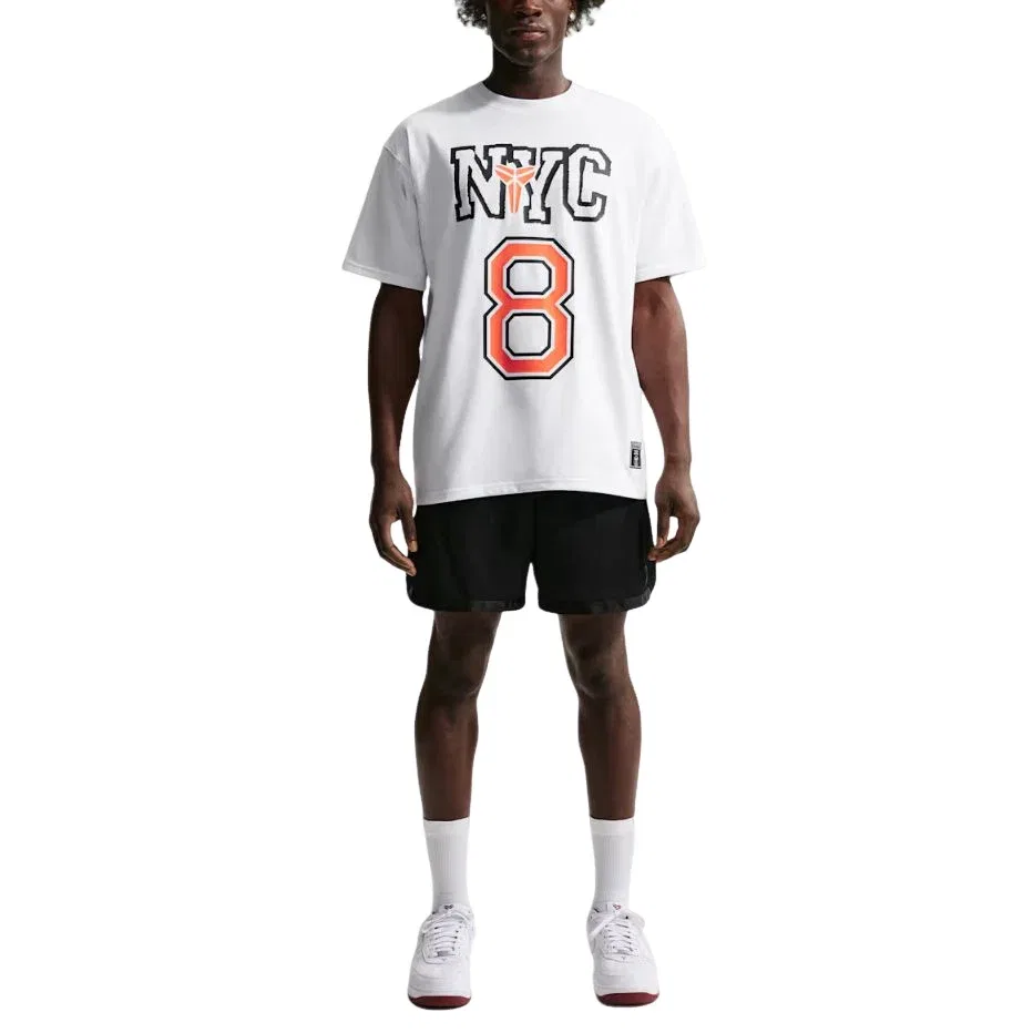 Мужская футболка с принтом Nike x Kobe Dri-FIT White, Белый — фото 3