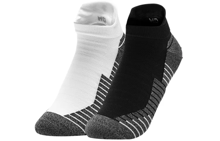 Детские носки с длиной до щиколотки, комплект из 2 пар, Under Armour, Black/White
