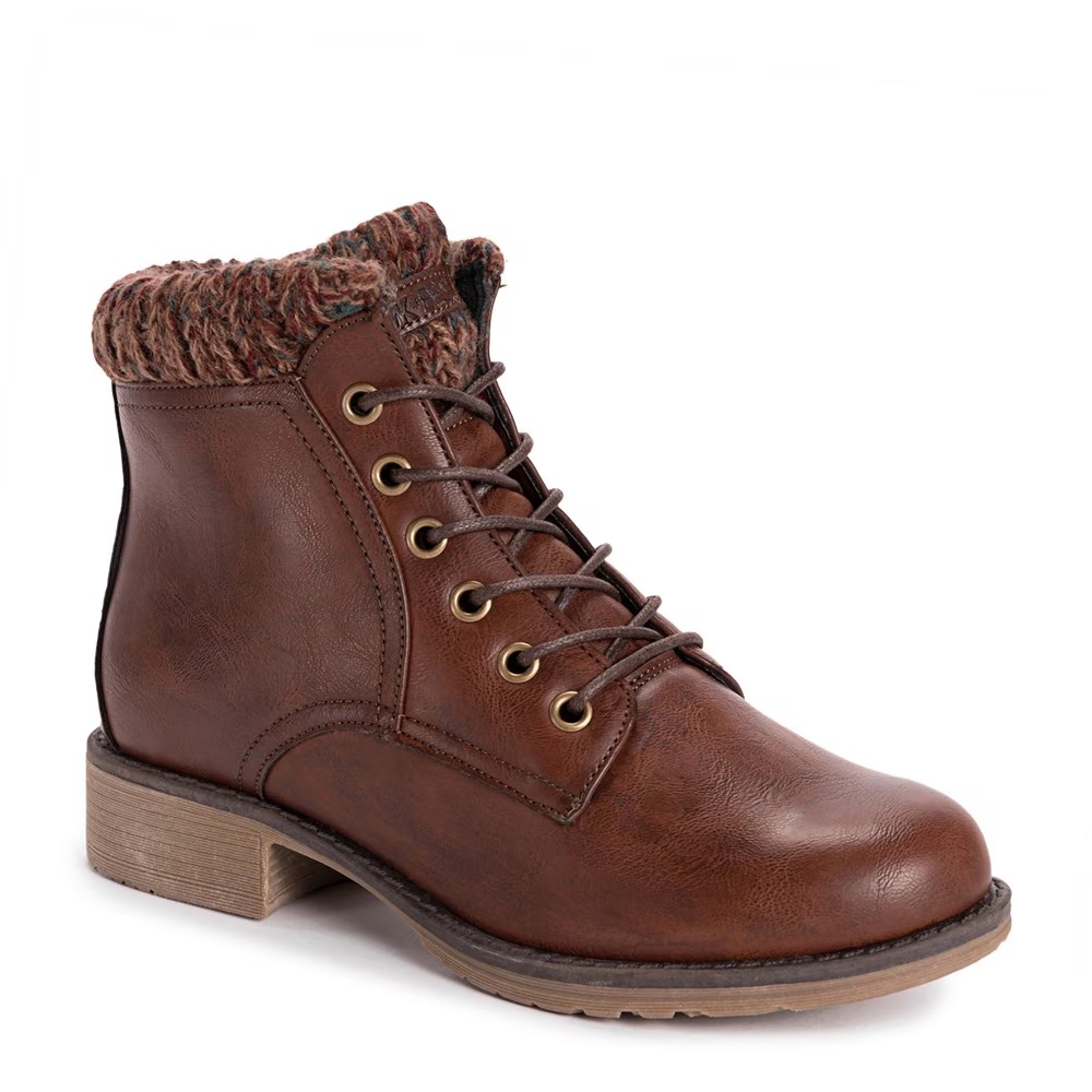 Ботинки для походов Muk Luks с шнуровкой, cognac