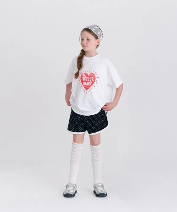 Детский костюм с горохом, Set Ocelot Junior, красный/черный