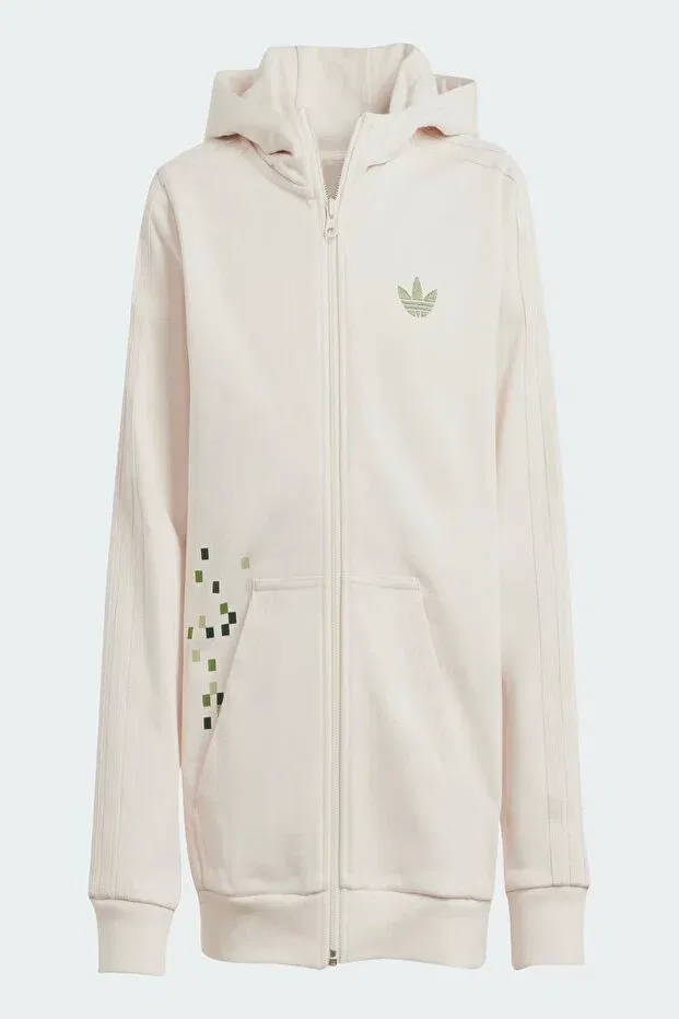 Детское худи с принтом Adidas, White — фото 3