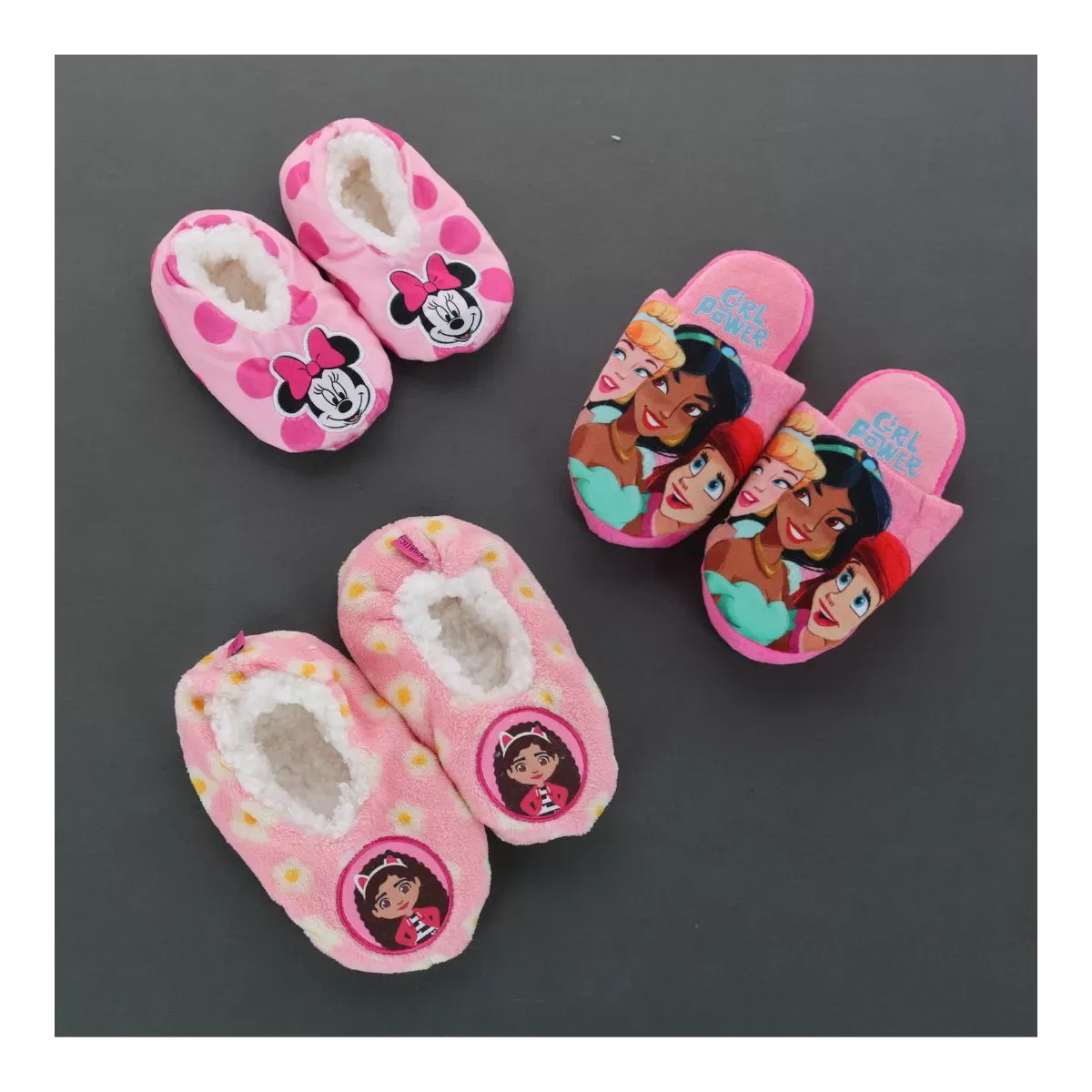 Детские сланцы для девочек с принтом Minnie Mouse Textiel Trade, Pink — фото 4