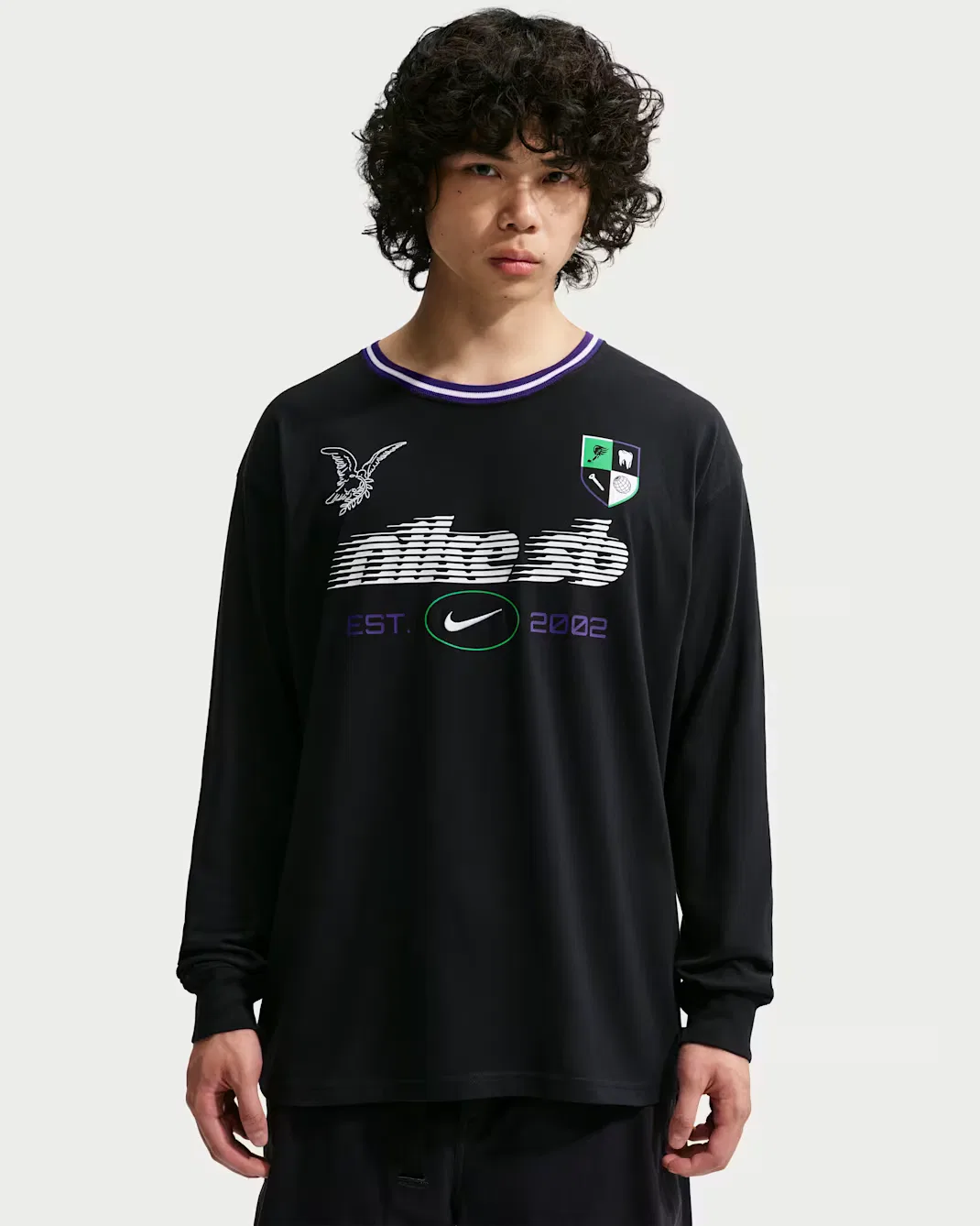 Футболка с длинными рукавами для скейтбординга Nike SB, Black