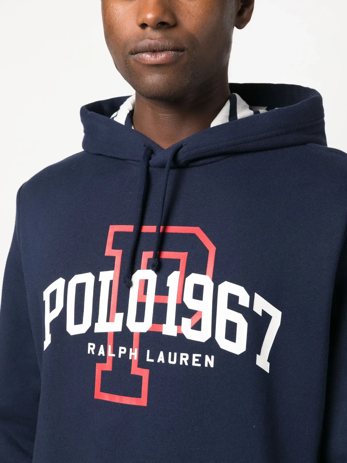 Худи с логотипом из хлопка Polo Ralph Lauren, синий — фото 3