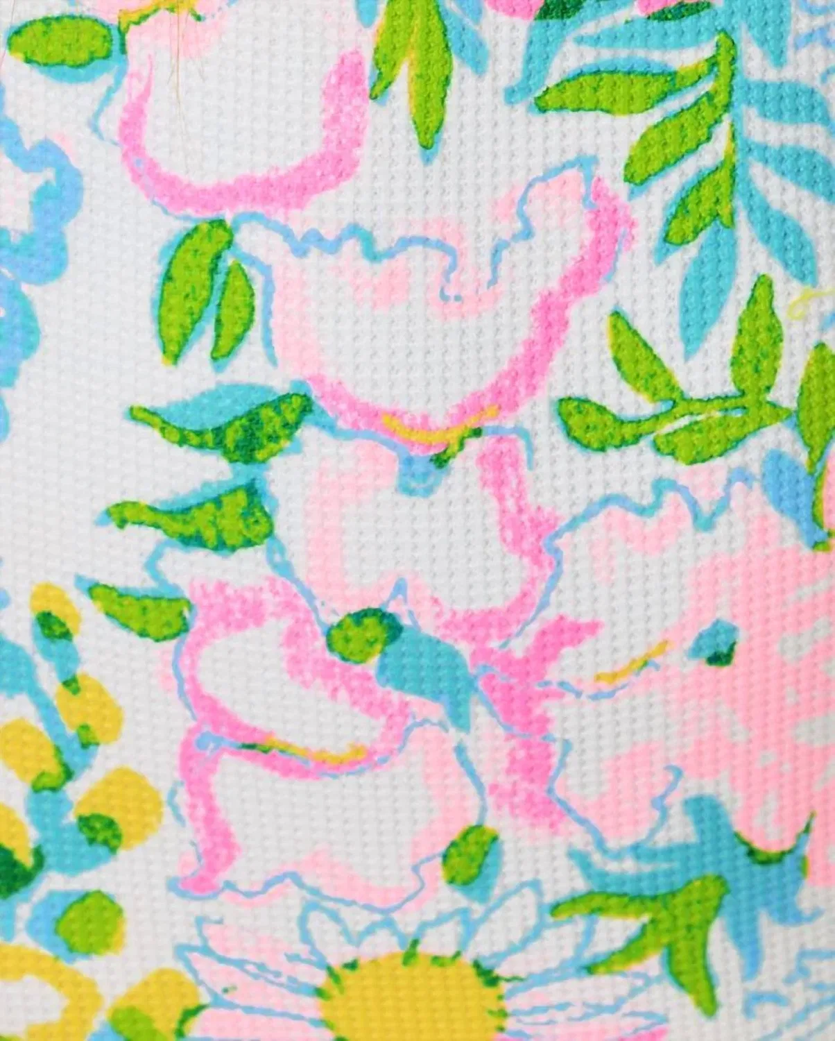 Детский слитный купальник с защитой UPF 50+ с воланами Janah Lilly Pulitzer, Pink Multi — фото 4