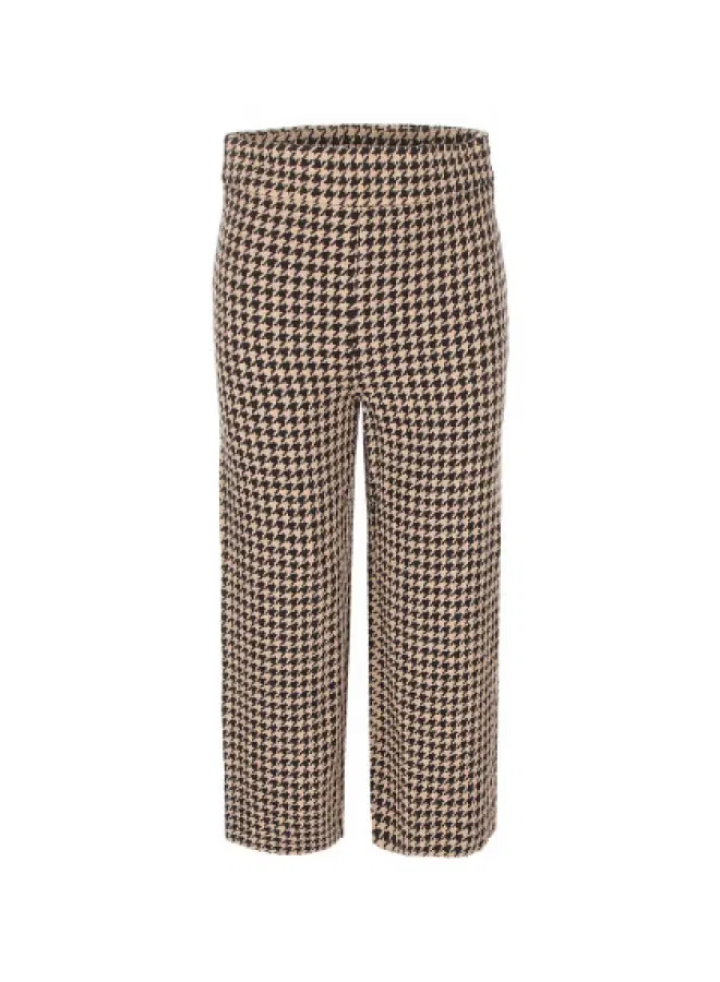 Брюки вязаные с широкими штанинами Zara, светлый кэмел