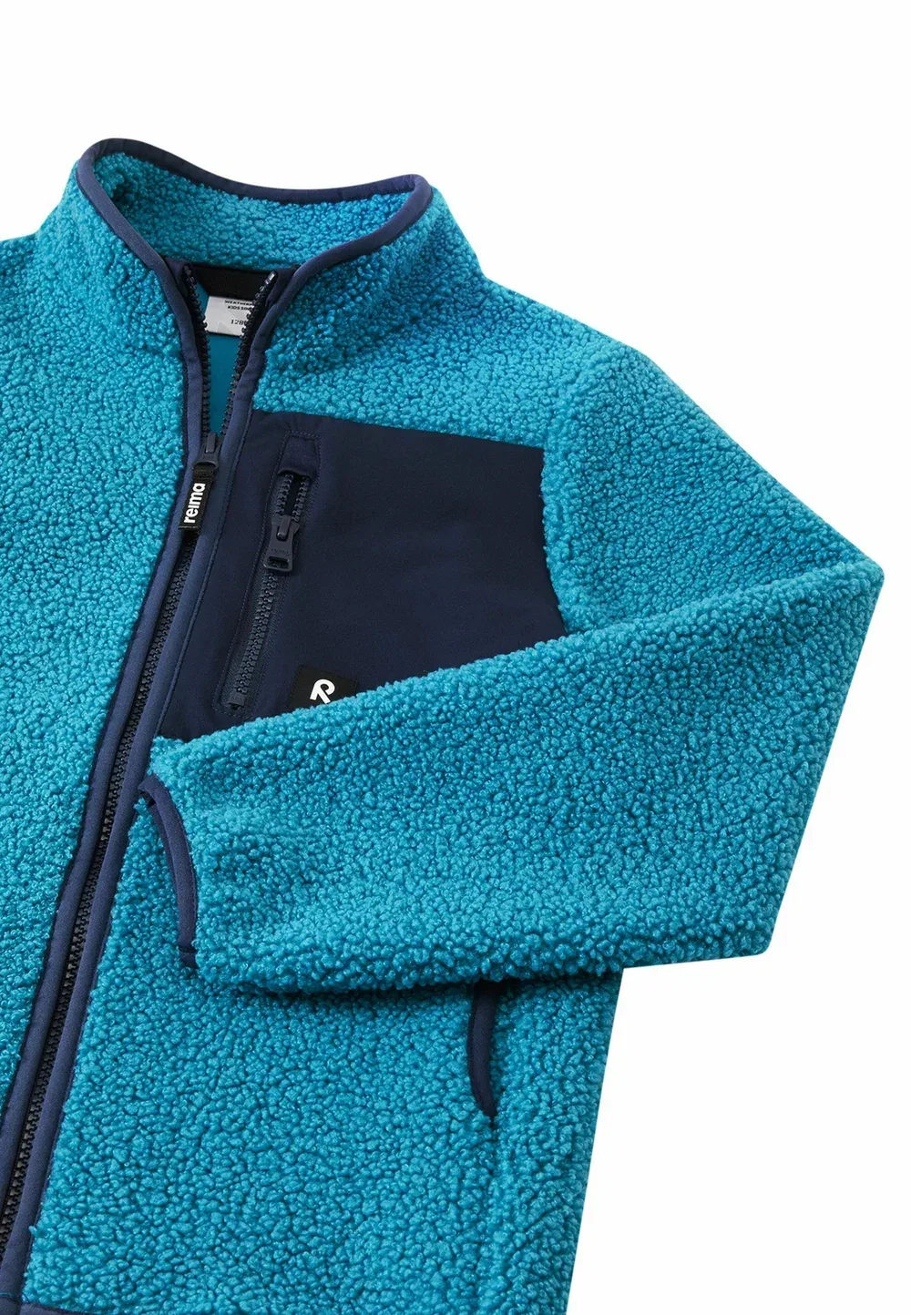 Флисовая куртка турина унисекс - флисовая куртка Reima, Aquatic Blue — фото 4