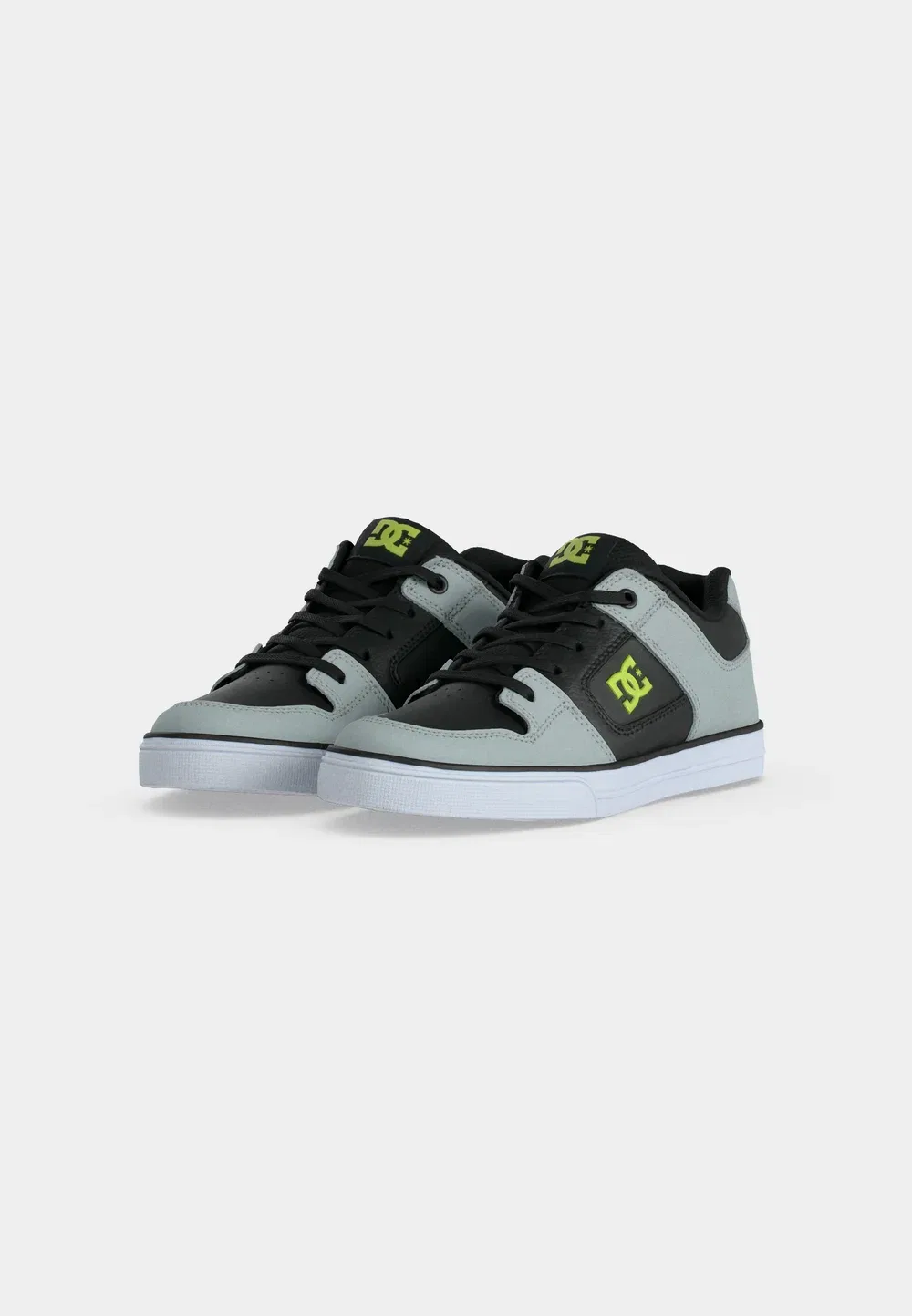 Чисто унисекс - скейтбордистские кроссовки Dc Shoes, Black/Grey/Lime — фото 3