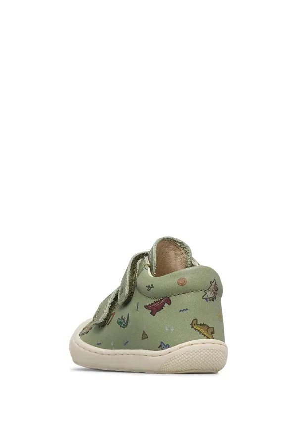Ботинки кожаные Cocoon vl - baby shoes Naturino, Green, зеленый — фото 4
