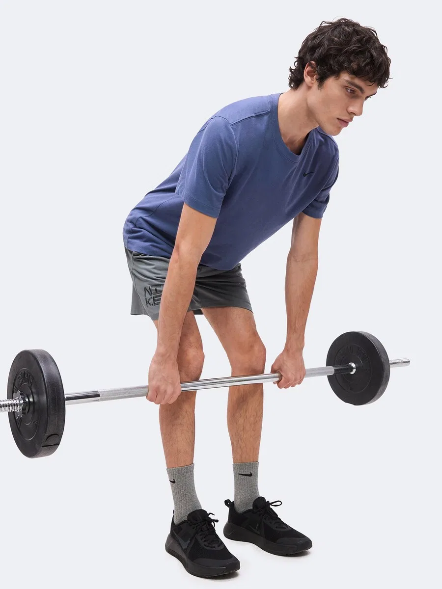 Спортивные шорты NIKE Regular Workout Pants 'Flex' темно-серого цвета — фото 4