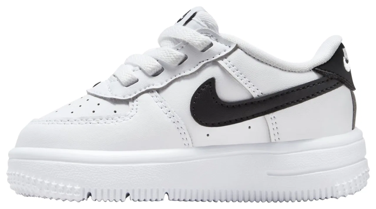 Кроссовки для мальчиков Air Force 1 Low EasyOn Nike, белый/черный — фото 3