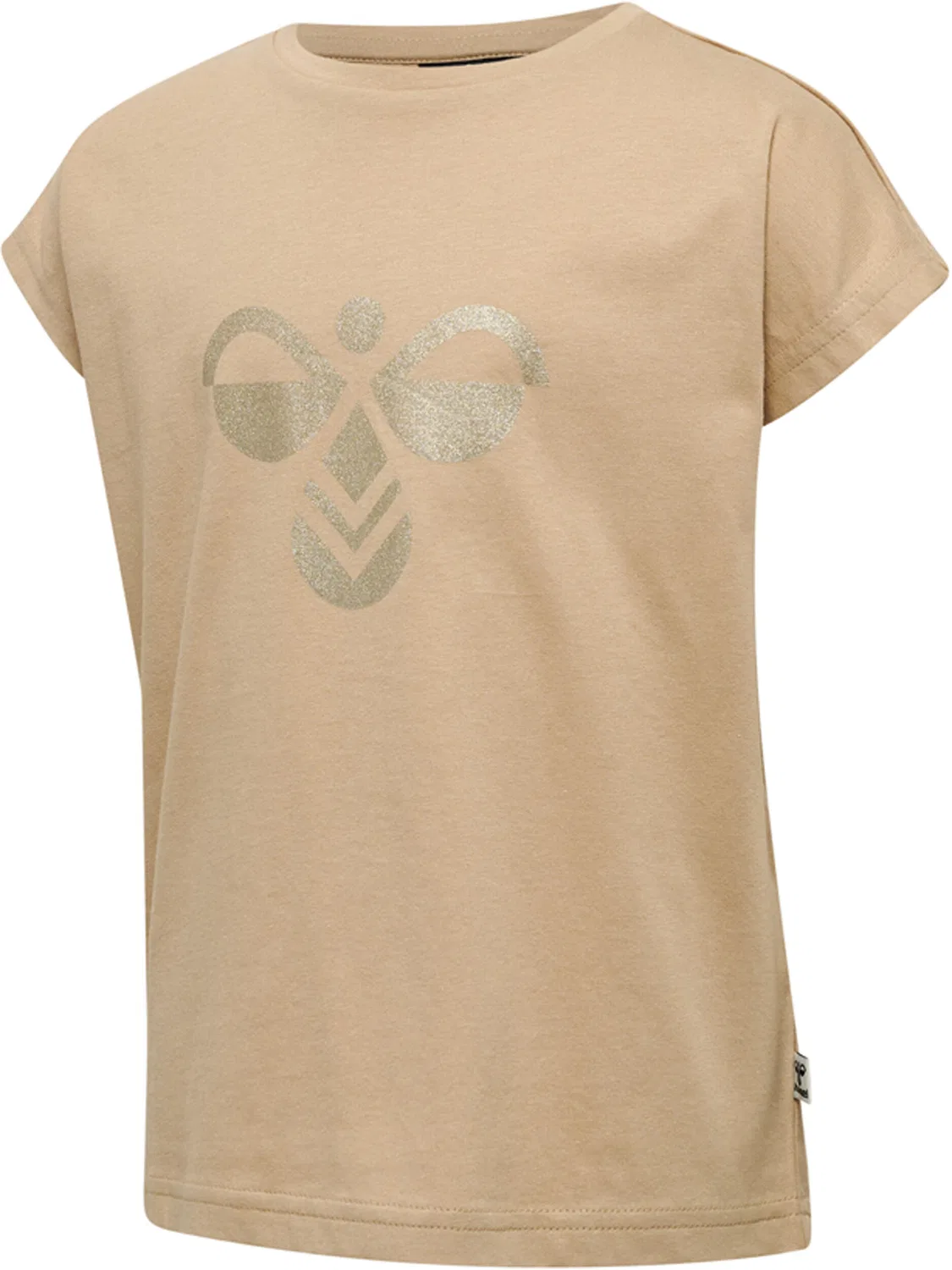 Детская футболка с принтом Hmldiez Hummel, Taupebeige Grau