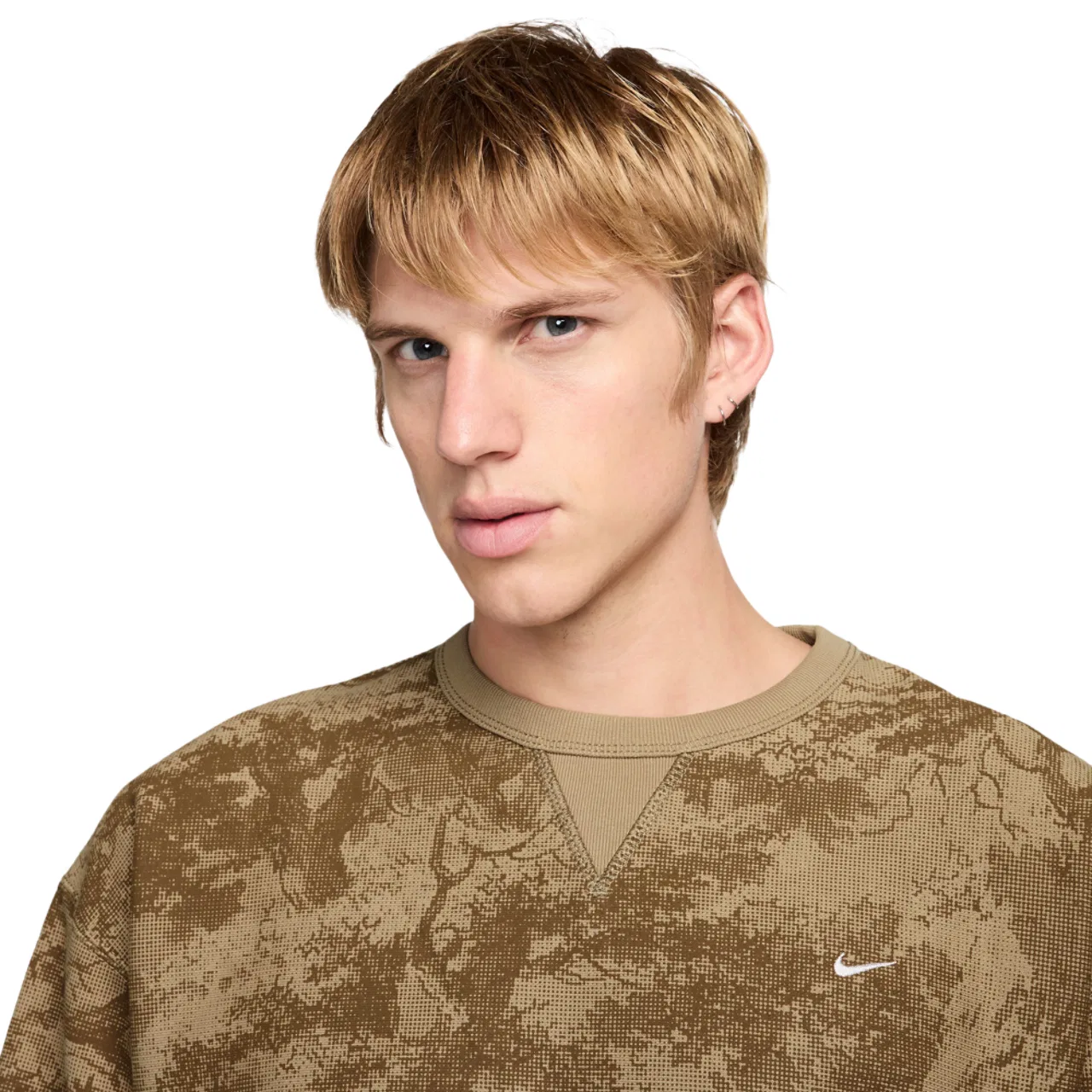 Футболка мужская NSW T Shirt 90 Nike Air, цвет Olive/Tan — фото 3