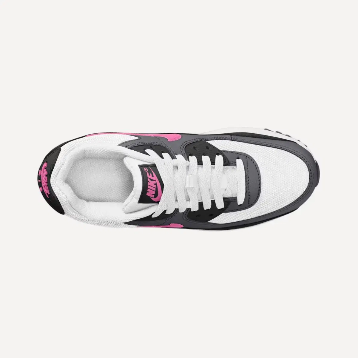 Детские кроссовки для мальчиков с сеткой AIR MAX 90 MESH Nike, Blanco — фото 3