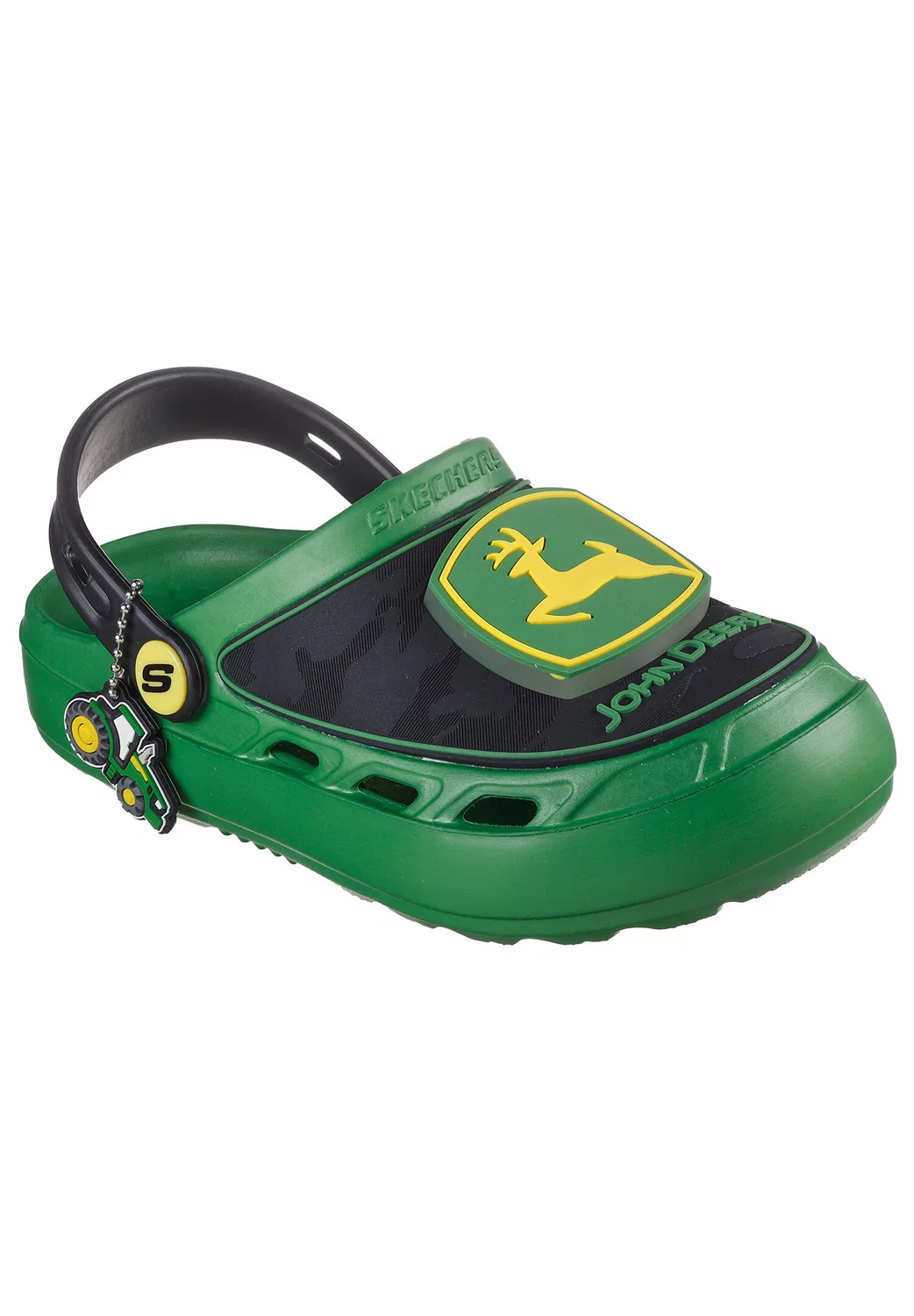 Детские светящиеся кроссовки с принтом John Deere Leaper Brights Skechers, Grun
