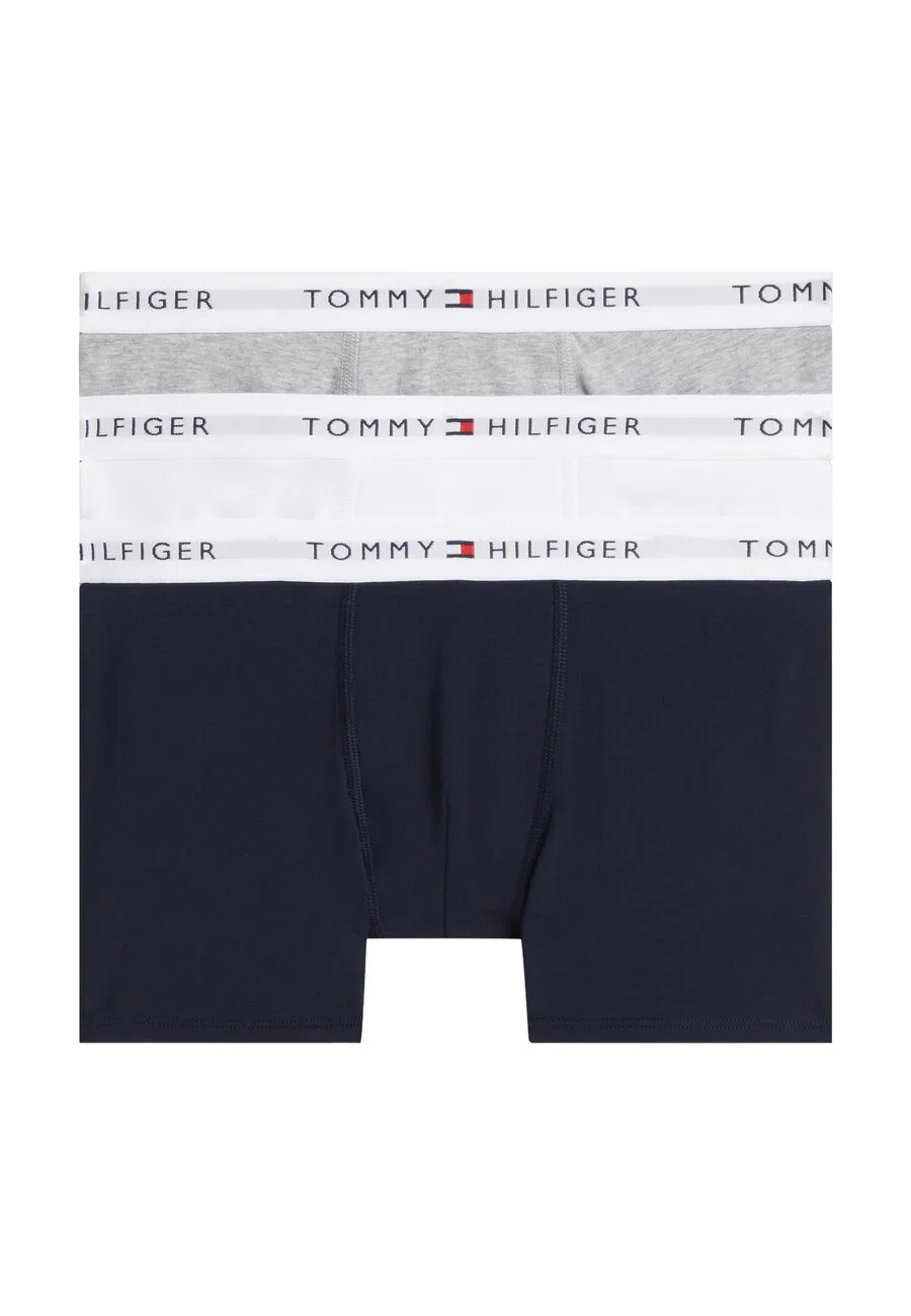 Трусы Tommy Hilfiger Underwear в серо-черно-белом цвете с пятнистым рисунком