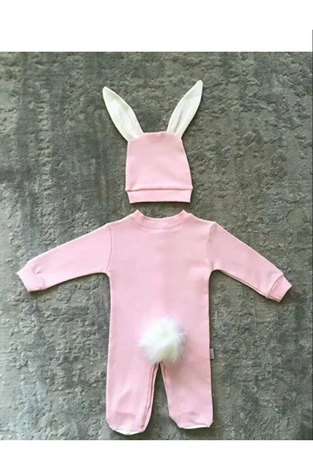 Детский комбинезон для новорожденных с длинным рукавом Happymom, Pink — фото 4