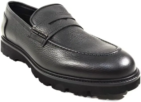 Лоферы мужские Casadei, кожа, черные