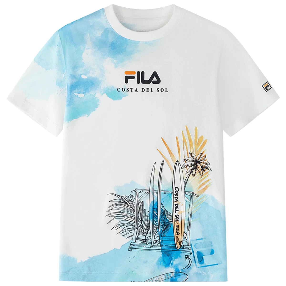 Футболка белая FILA KIDS для подростков
